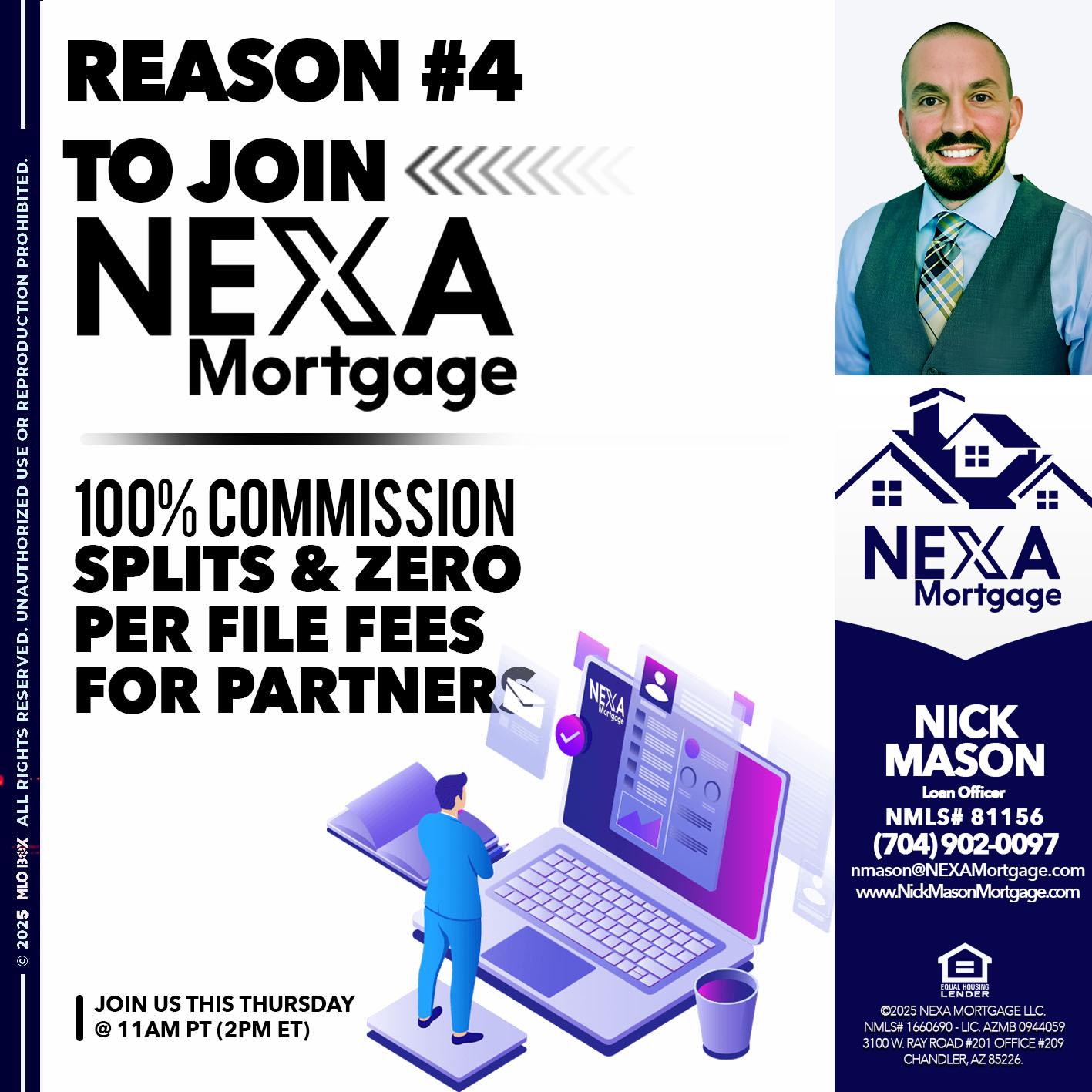 REASON 4 - Nick Mason -Loan Officer