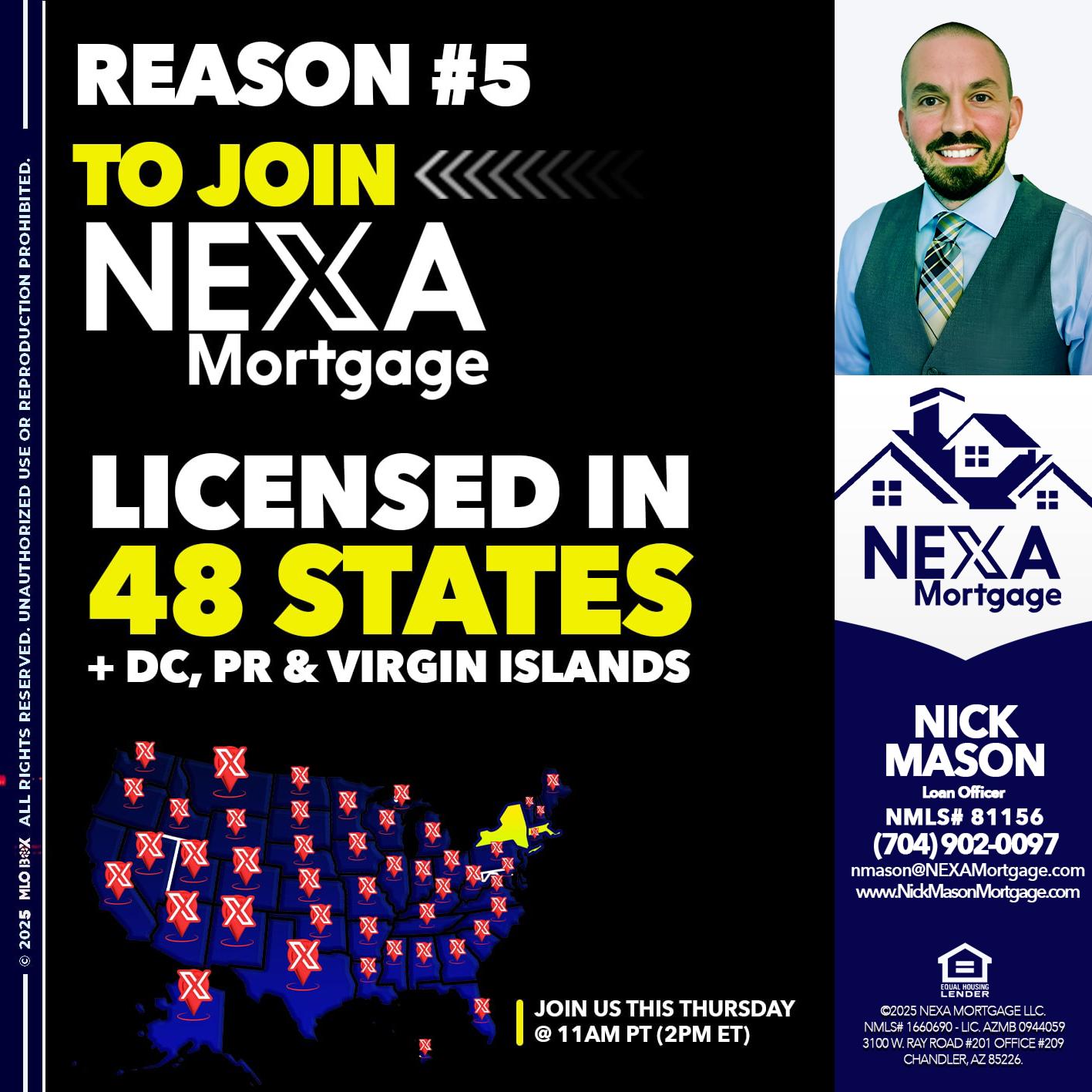 REASON 5 - Nick Mason -Loan Officer