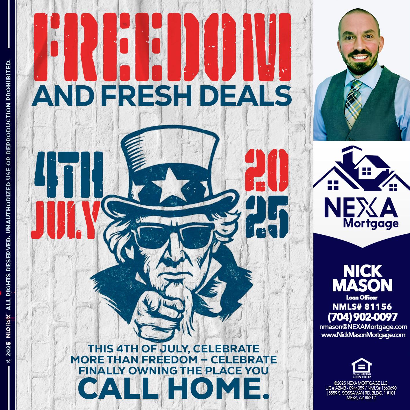 FREEDOM - Nick Mason -Loan Officer