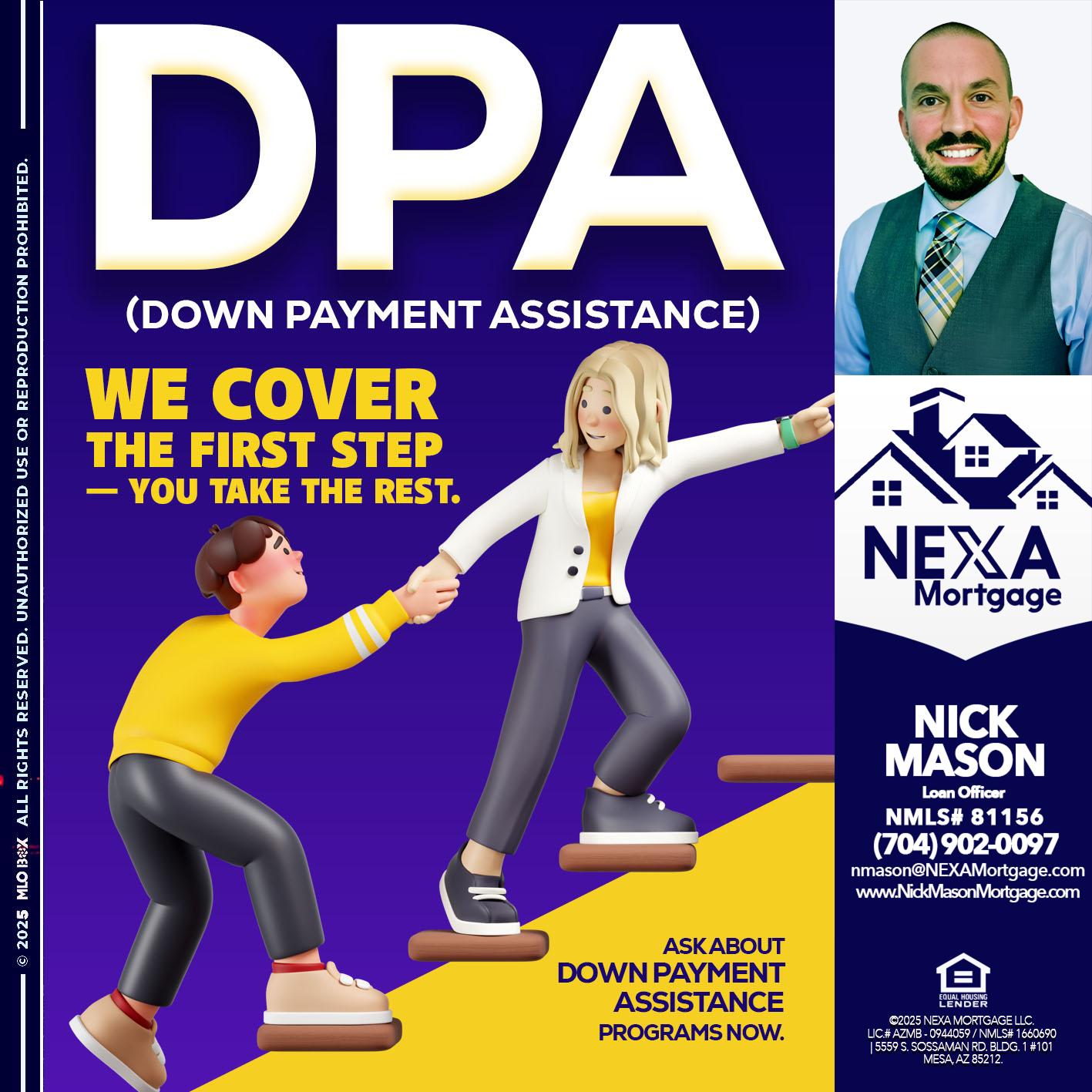 DPA LOANS - Nick Mason -Loan Officer
