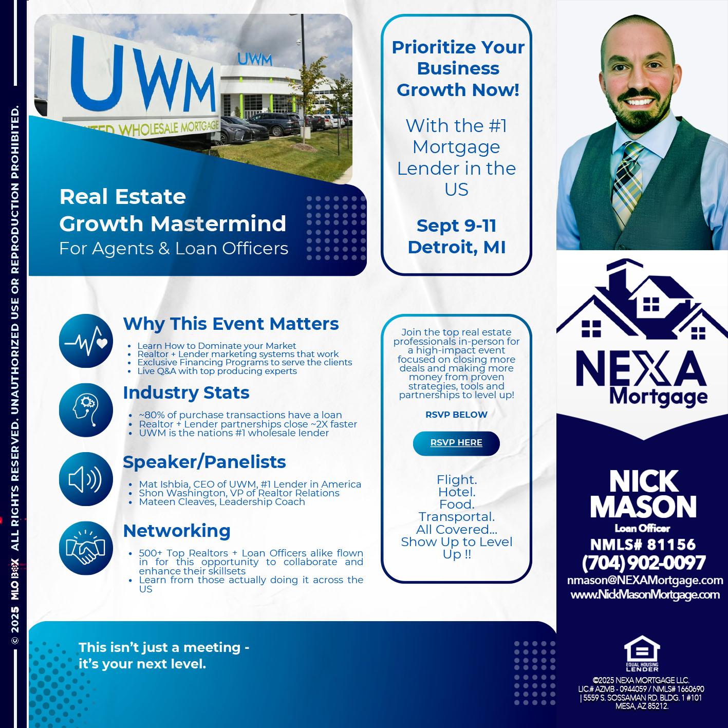 DETROIT TRIP - Nick Mason -Loan Officer