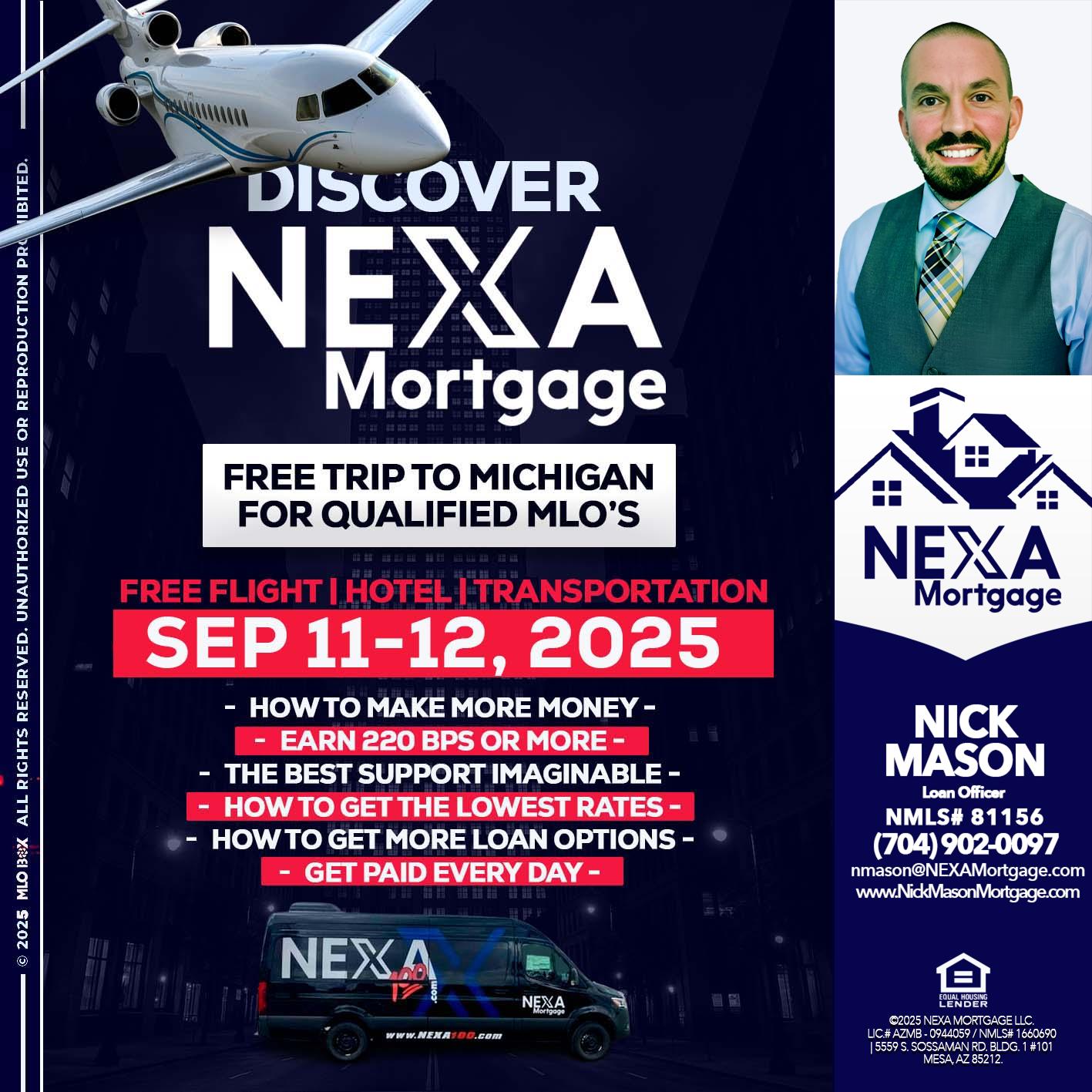 DISCOVER NEXA MORTGAGE - Nick Mason -Loan Officer