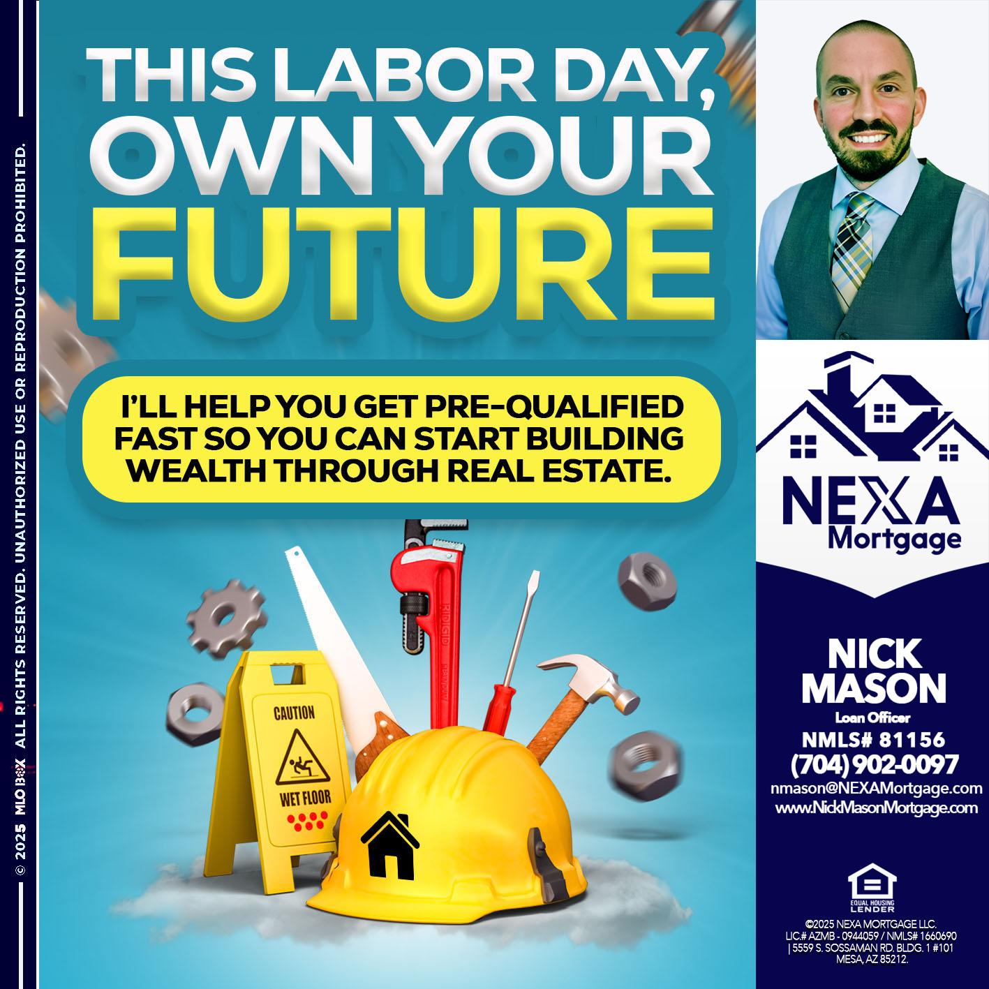 LABOR DAY - Nick Mason -Loan Officer