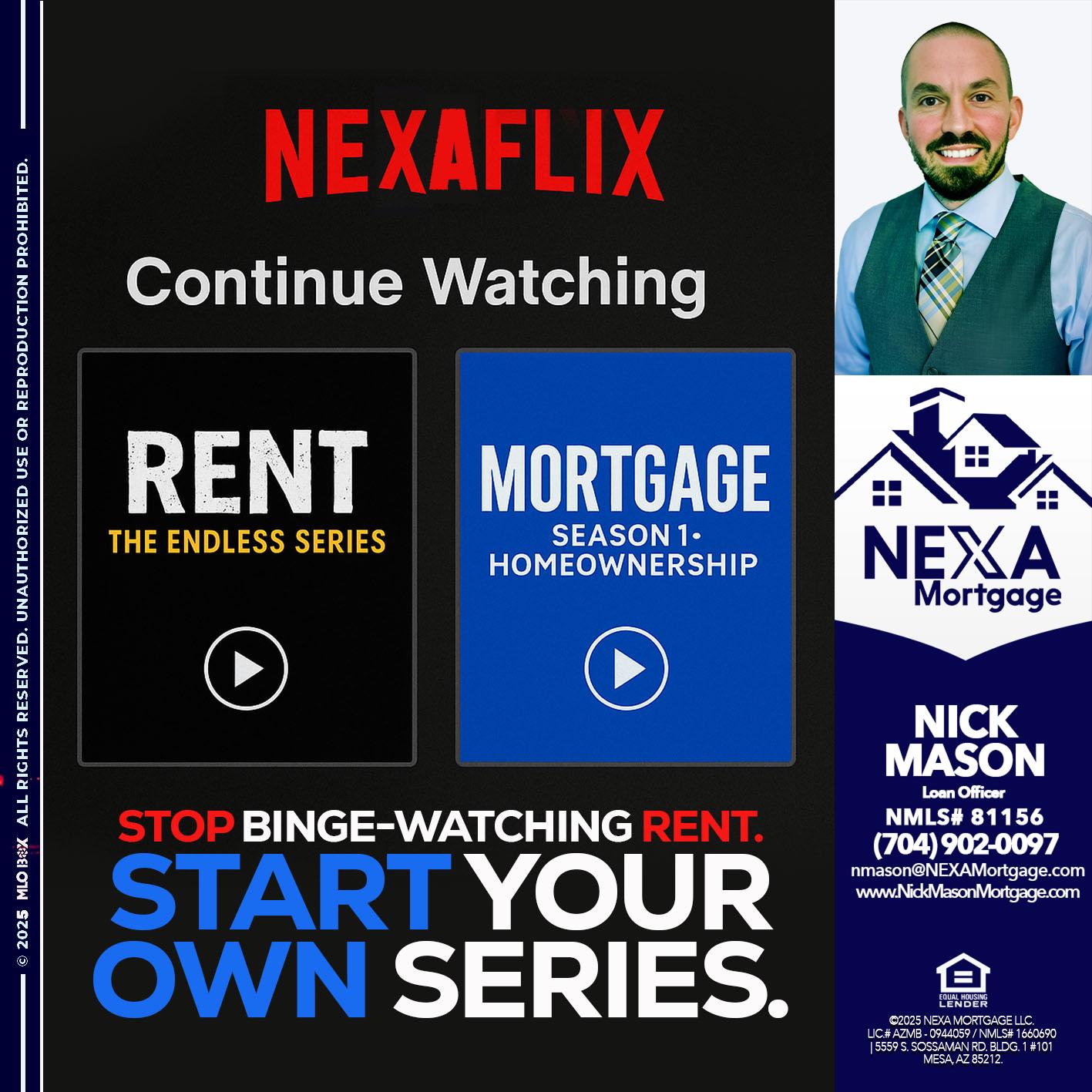 NEXAFLIX - Nick Mason -Loan Officer