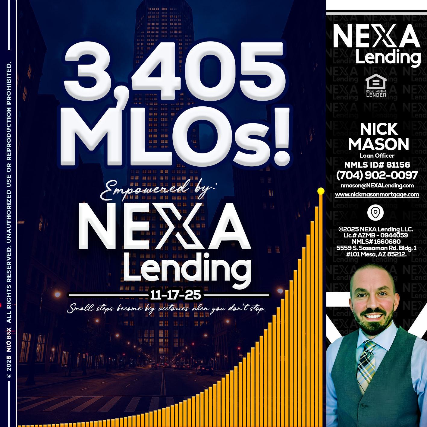 3405 MLOs - Nick Mason -Loan Officer
