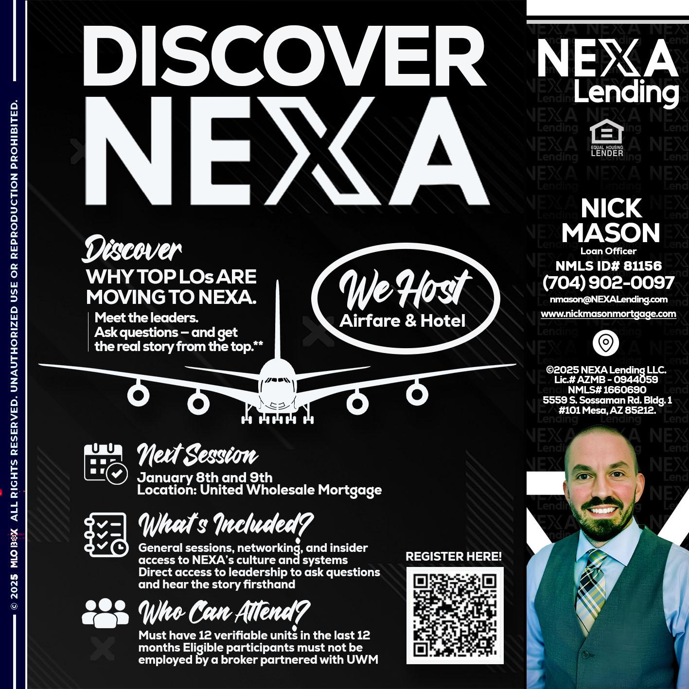 DISCOVER NEXA - Nick Mason -Loan Officer