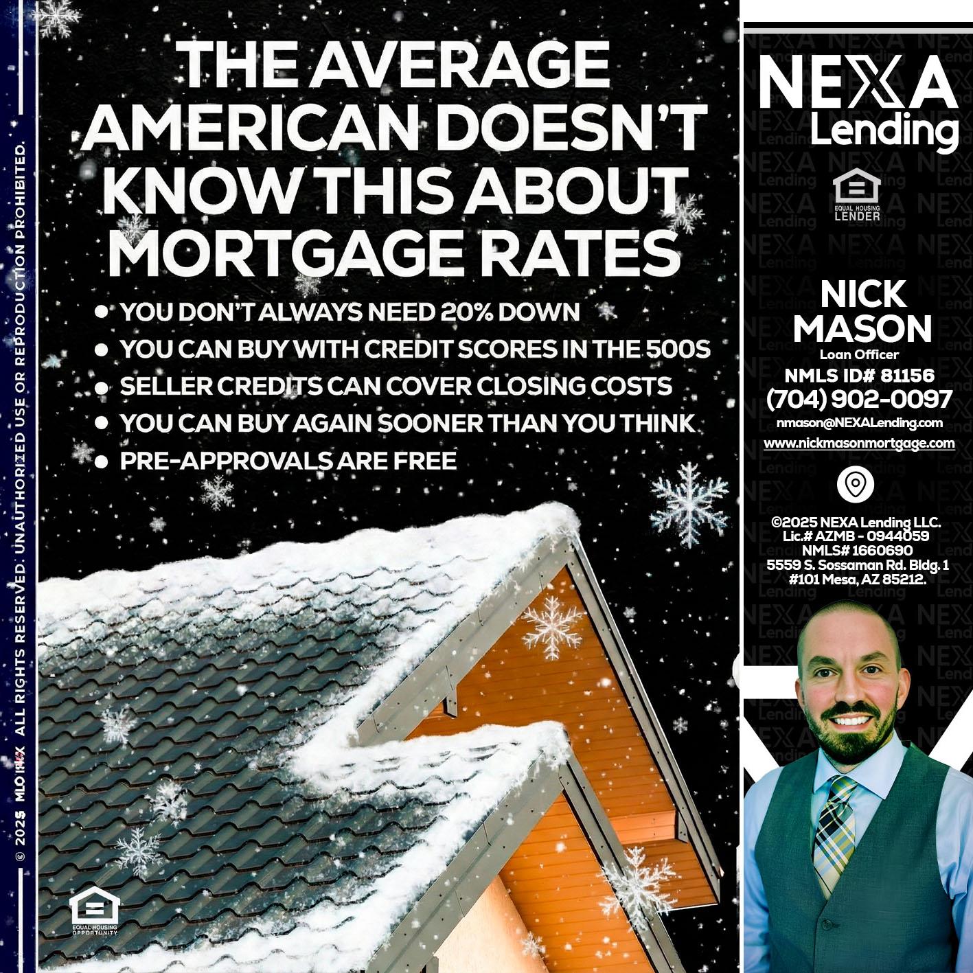 THE AVERAGE - Nick Mason -Loan Officer
