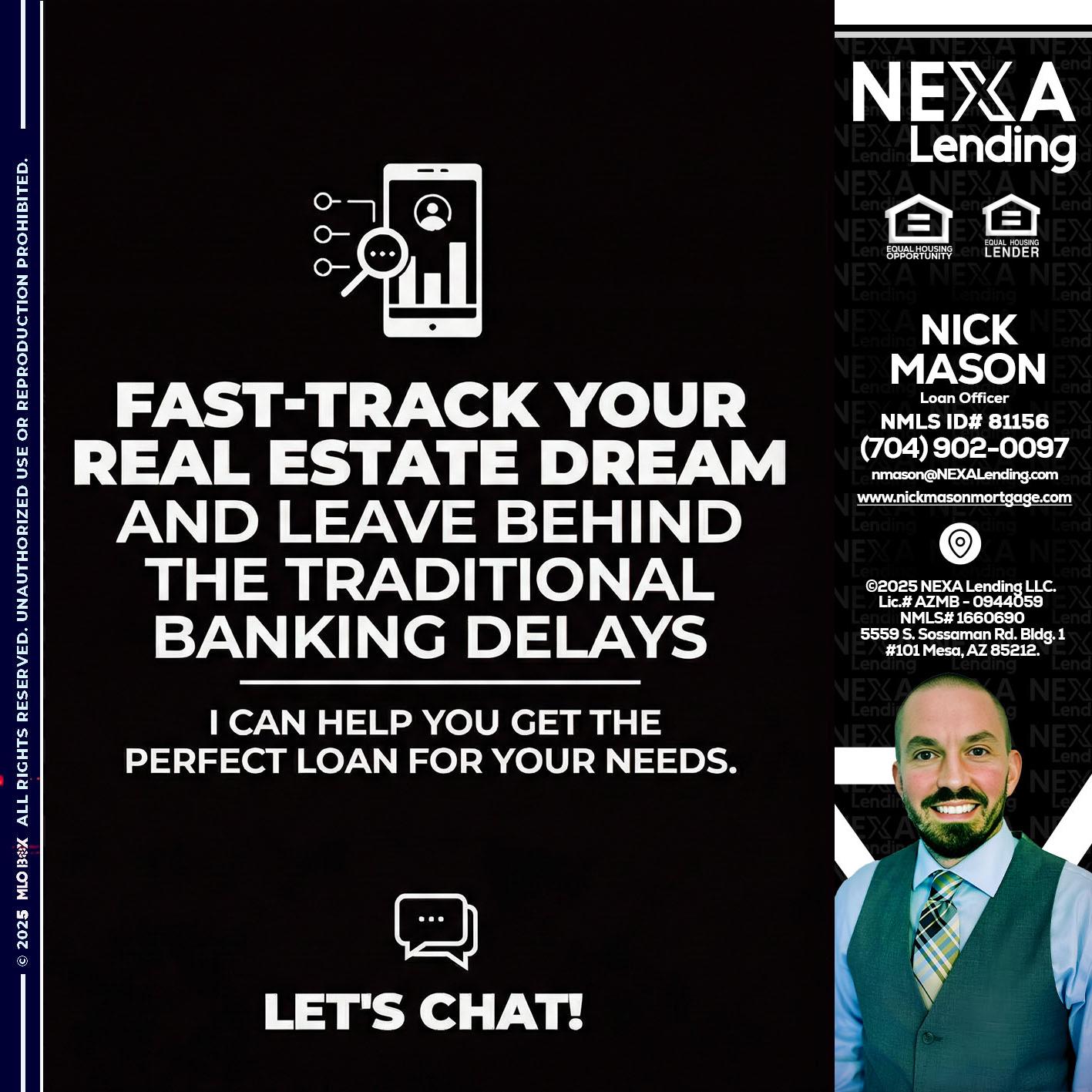 FAST TRACK - Nick Mason -Loan Officer