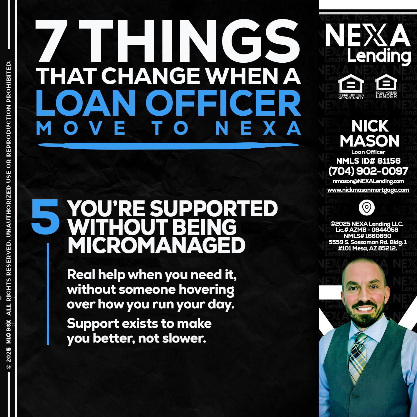 7 THINGS (5) - Nick Mason -Loan Officer