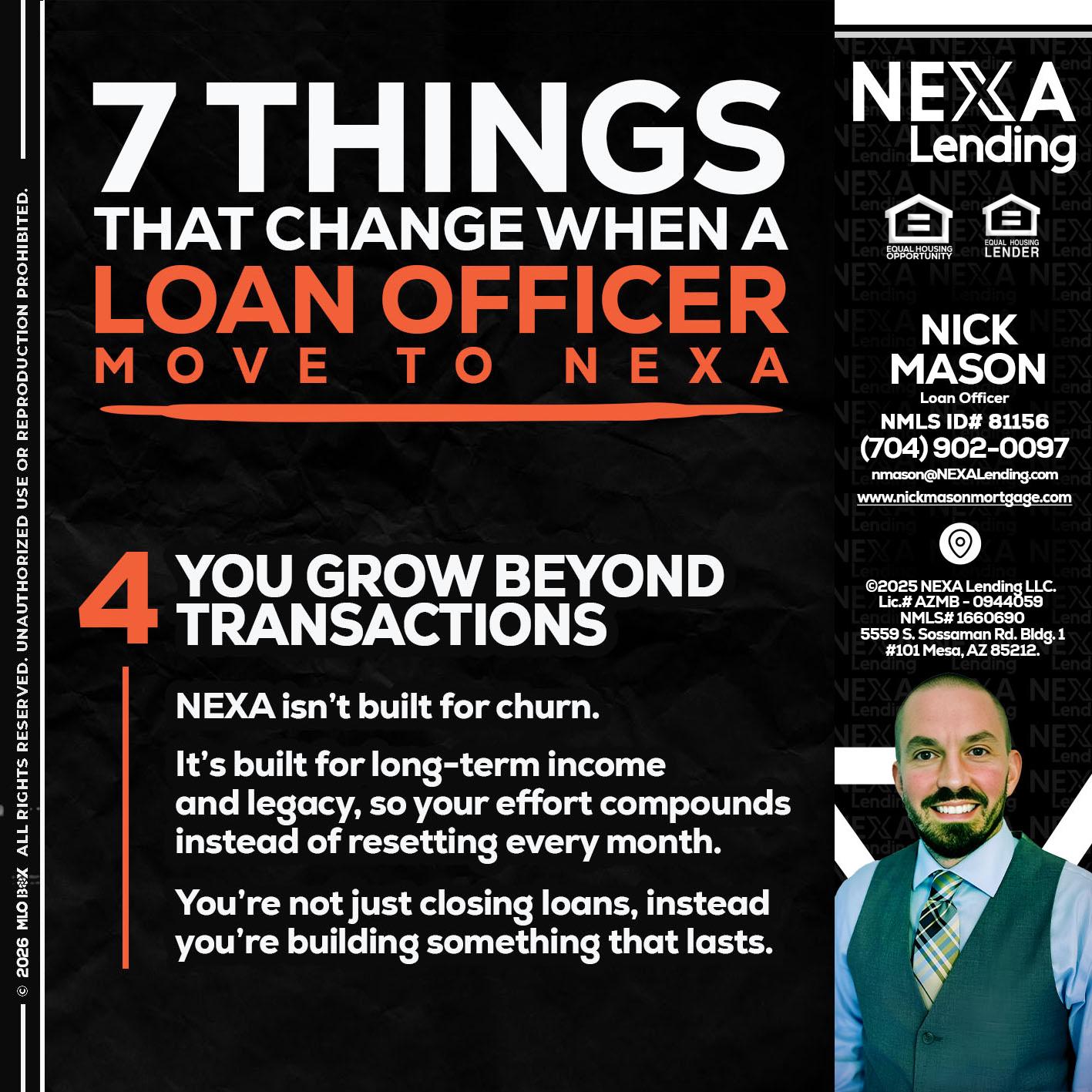7 THINGS (4) - Nick Mason -Loan Officer