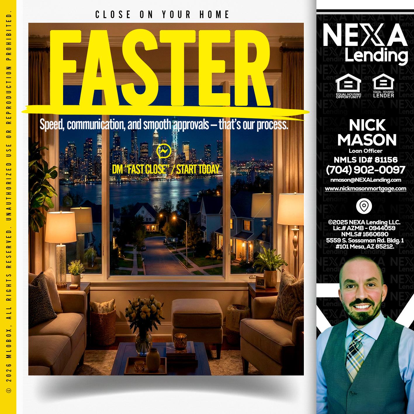 FASTER - Nick Mason -Loan Officer