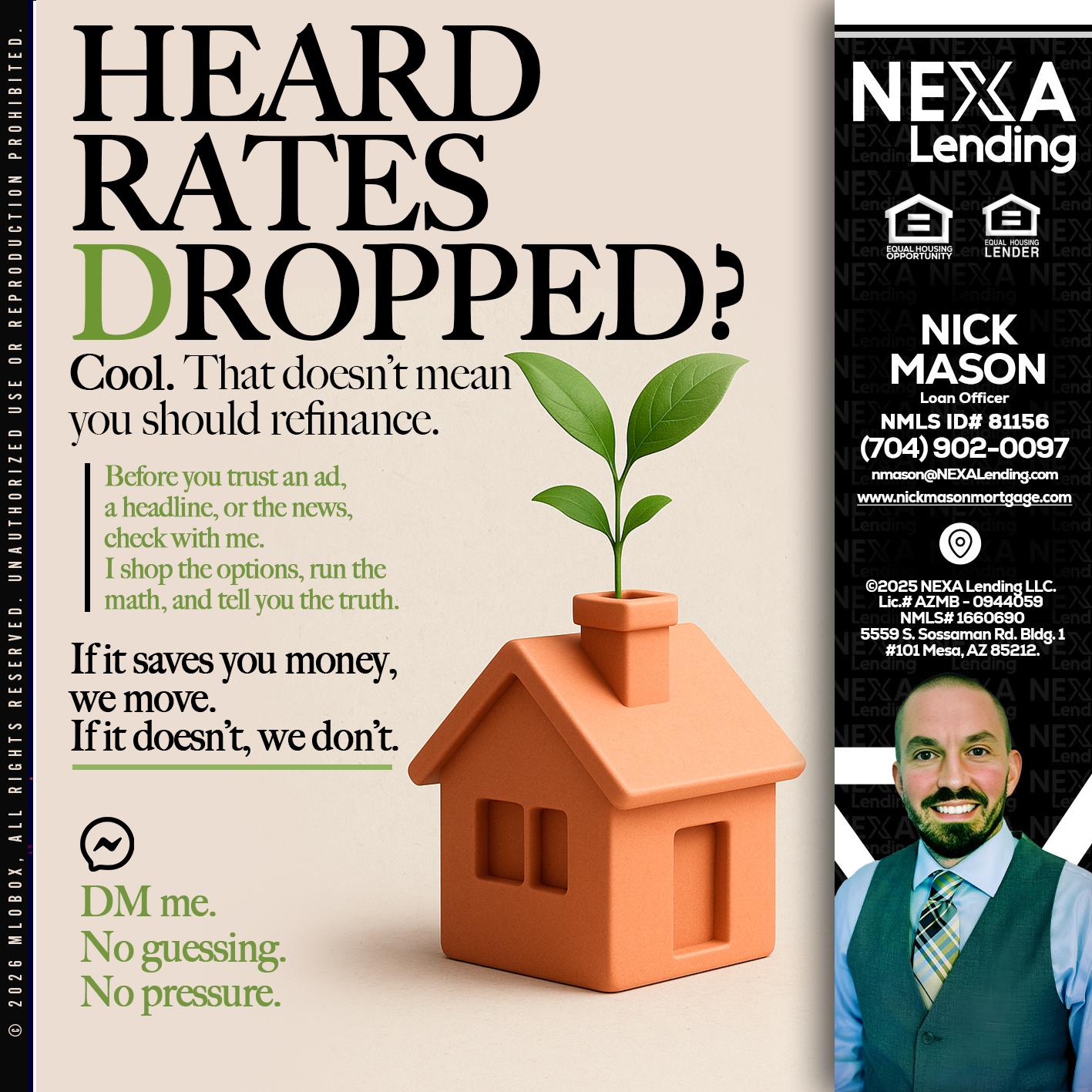 HEARD RATES - Nick Mason -Loan Officer