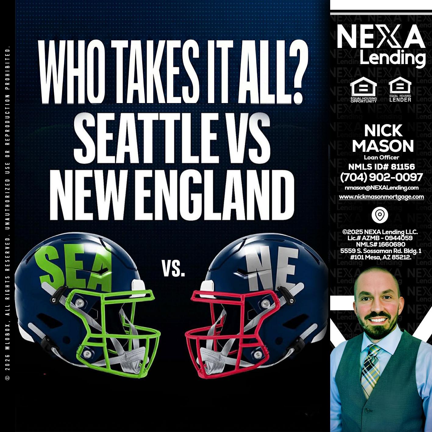 WHO TAKE IT ALL? - Nick Mason -Loan Officer