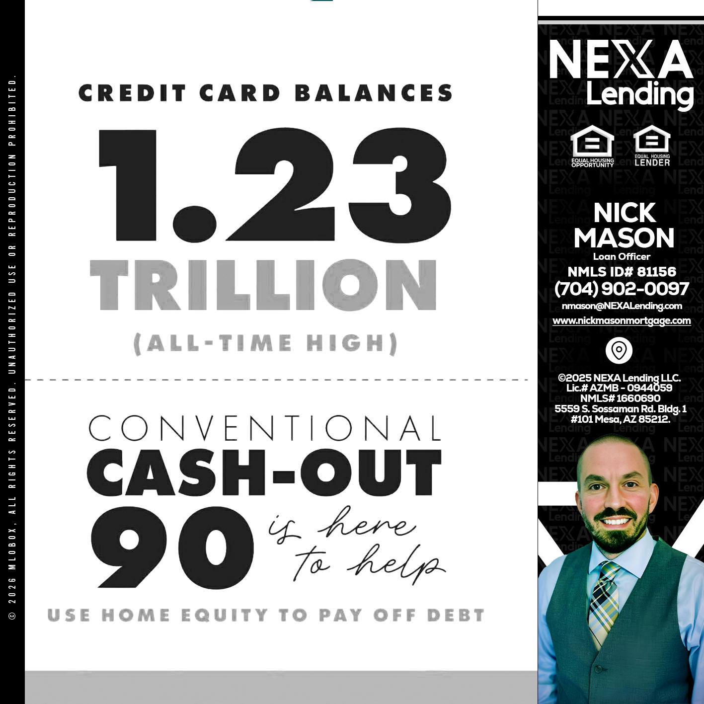 CREDIT CARD BALANCE - Nick Mason -Loan Officer