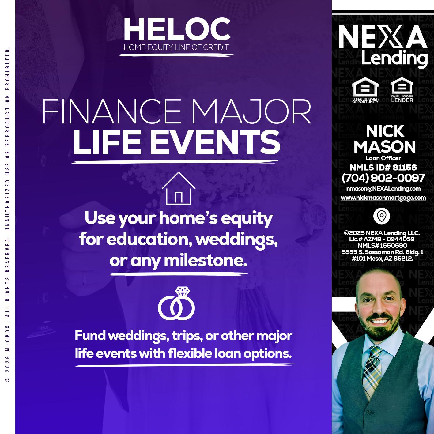 HELOC - Nick Mason -Loan Officer