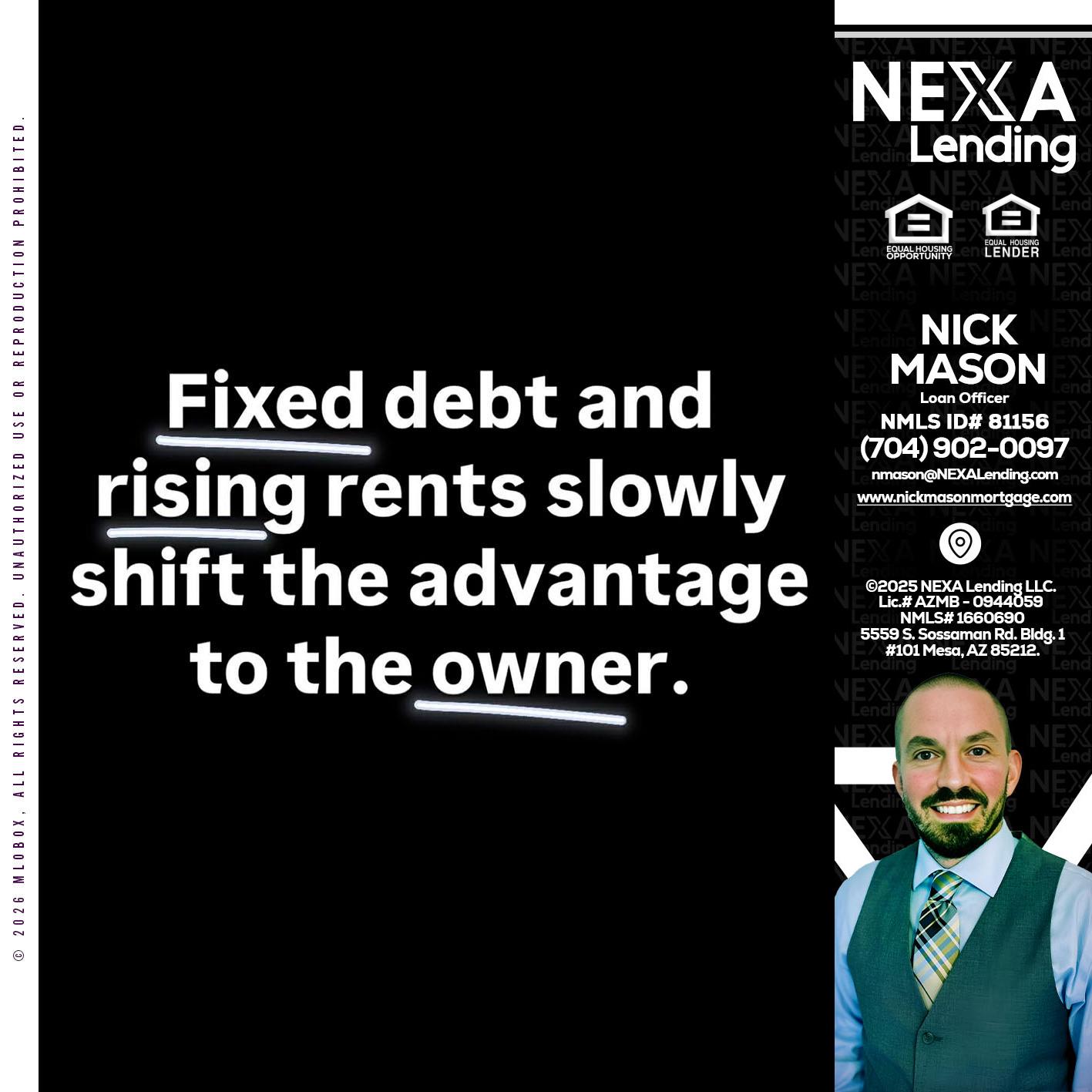 FIXED DEBT - Nick Mason -Loan Officer