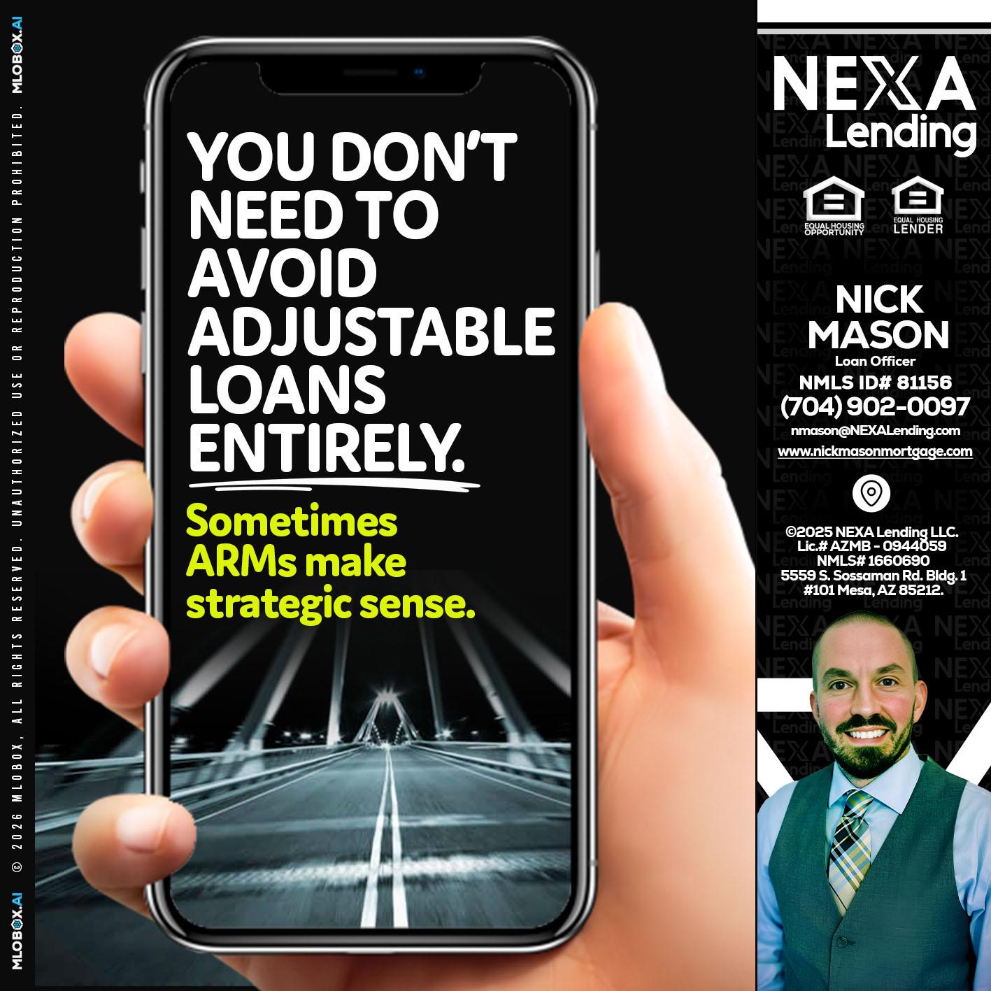 YOU DONT NEED - Nick Mason -Loan Officer