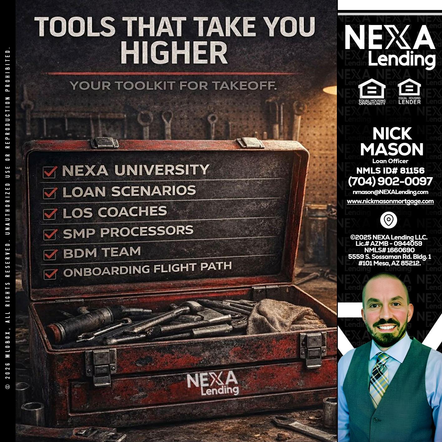 TOOLS THAT - Nick Mason -Loan Officer