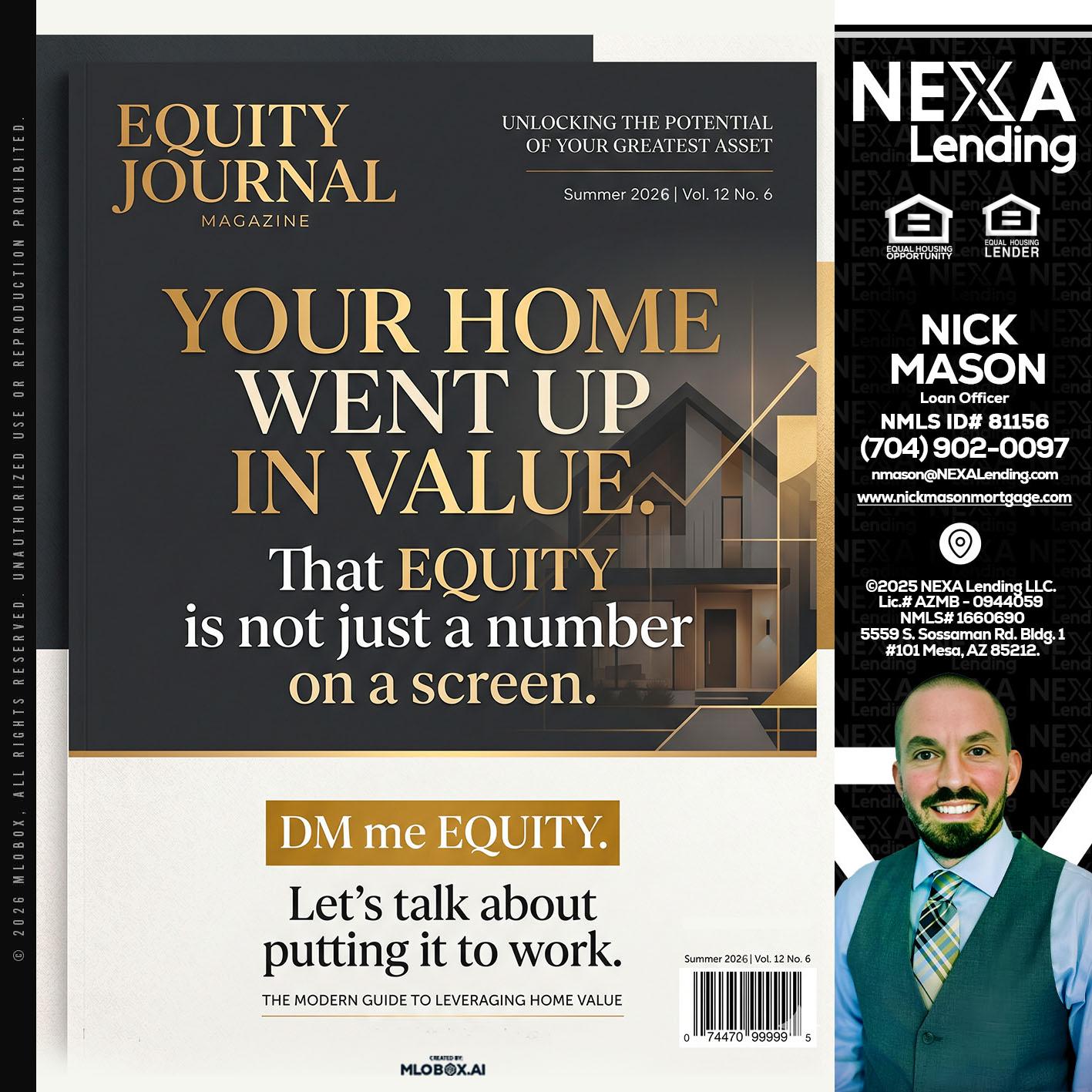 YOUR HOME - Nick Mason -Loan Officer