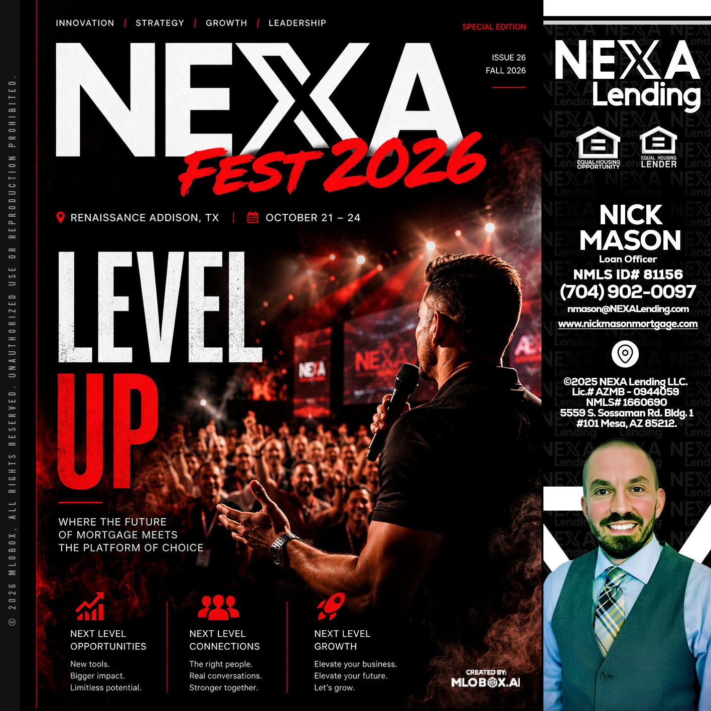 NEXA FEST 2026 - Nick Mason -Loan Officer