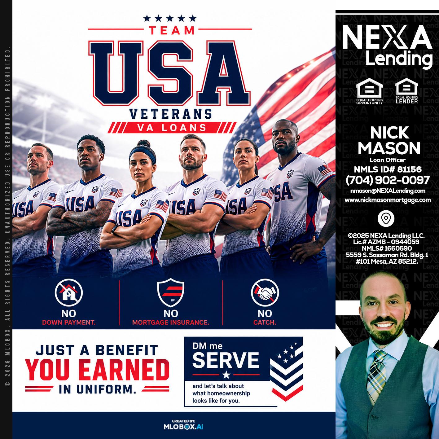 USA TEAM - Nick Mason -Loan Officer