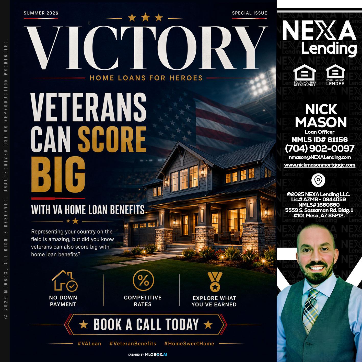 VICTORY - Nick Mason -Loan Officer