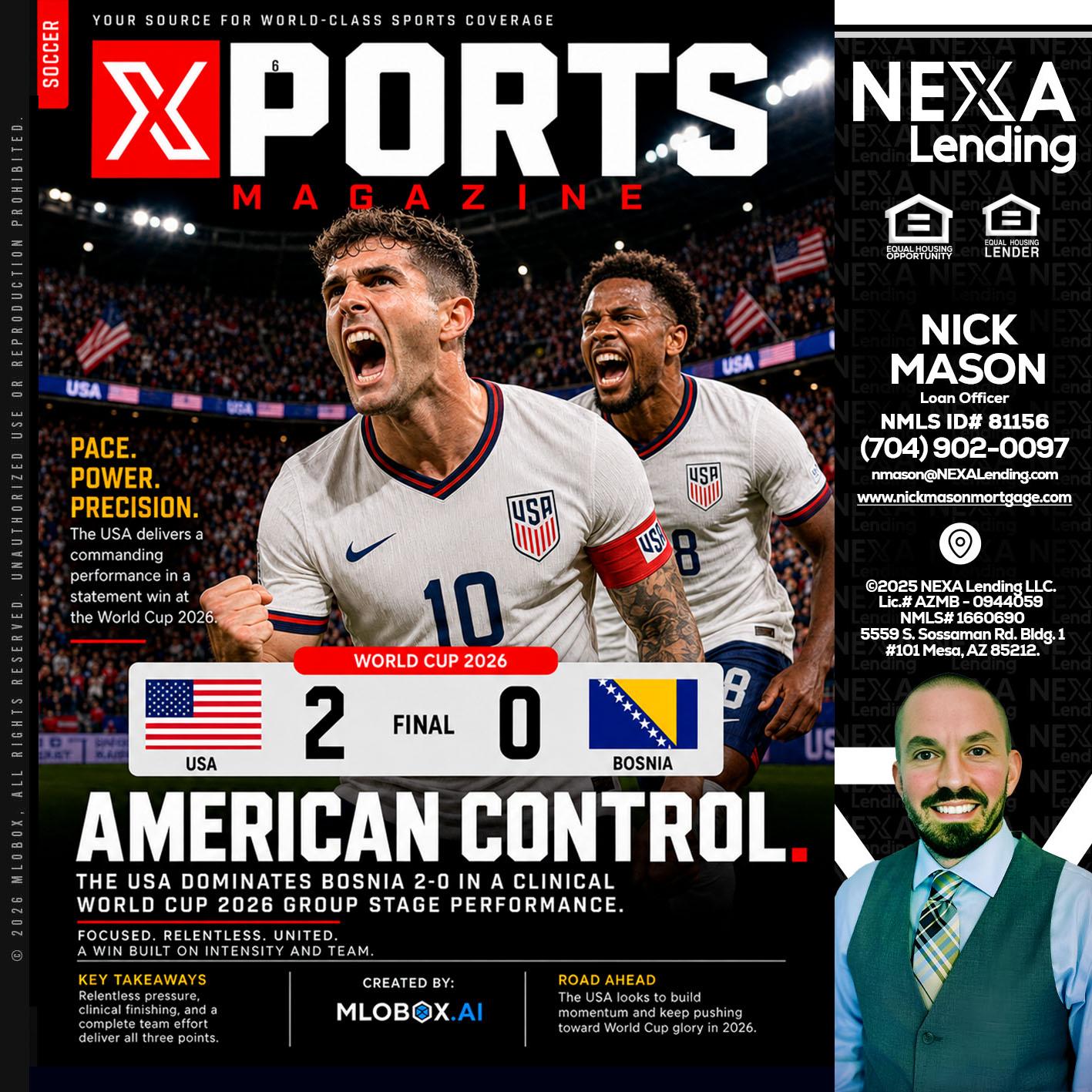 AMERICAN CONTROL - Nick Mason -Loan Officer