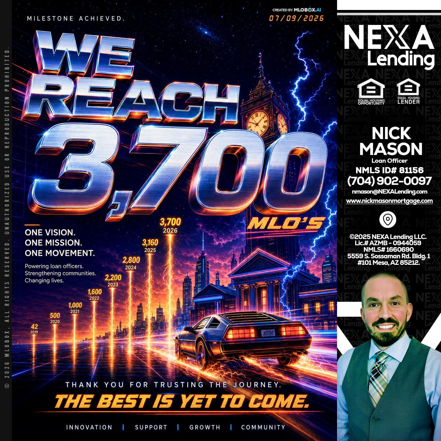 3700 MLOs - Nick Mason -Loan Officer