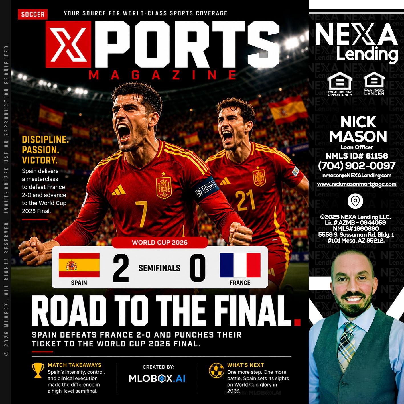 XPORTS WORLD CUP 2026 - Nick Mason -Loan Officer