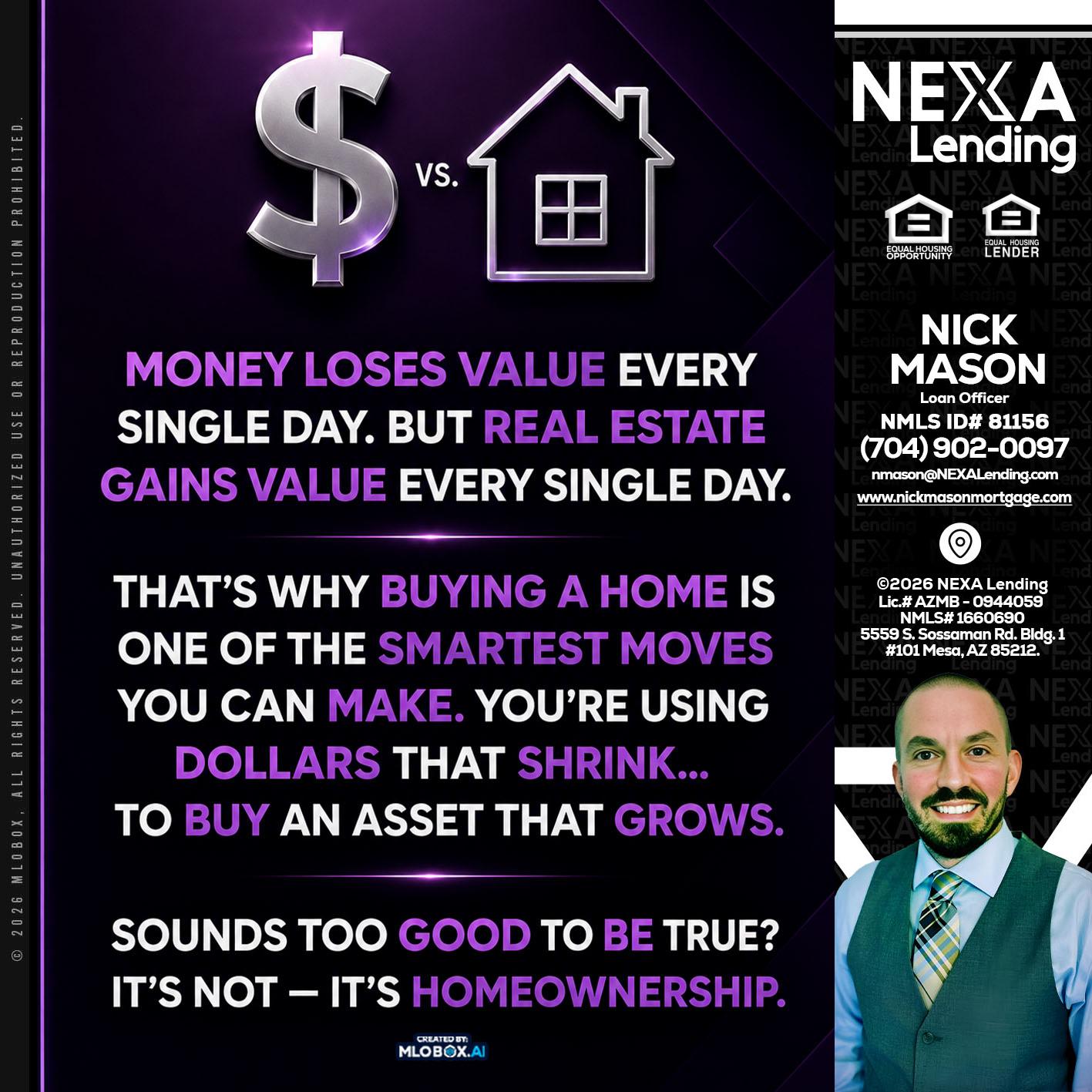 MONEY LOSES - Nick Mason -Loan Officer