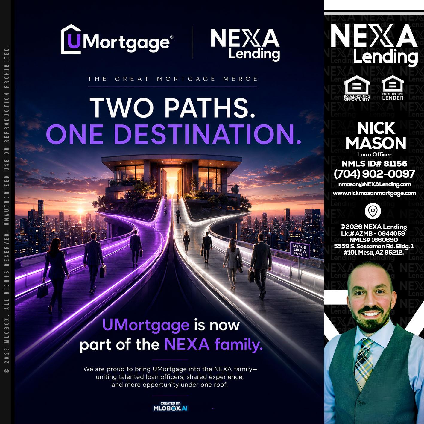 two path - Nick Mason -Loan Officer