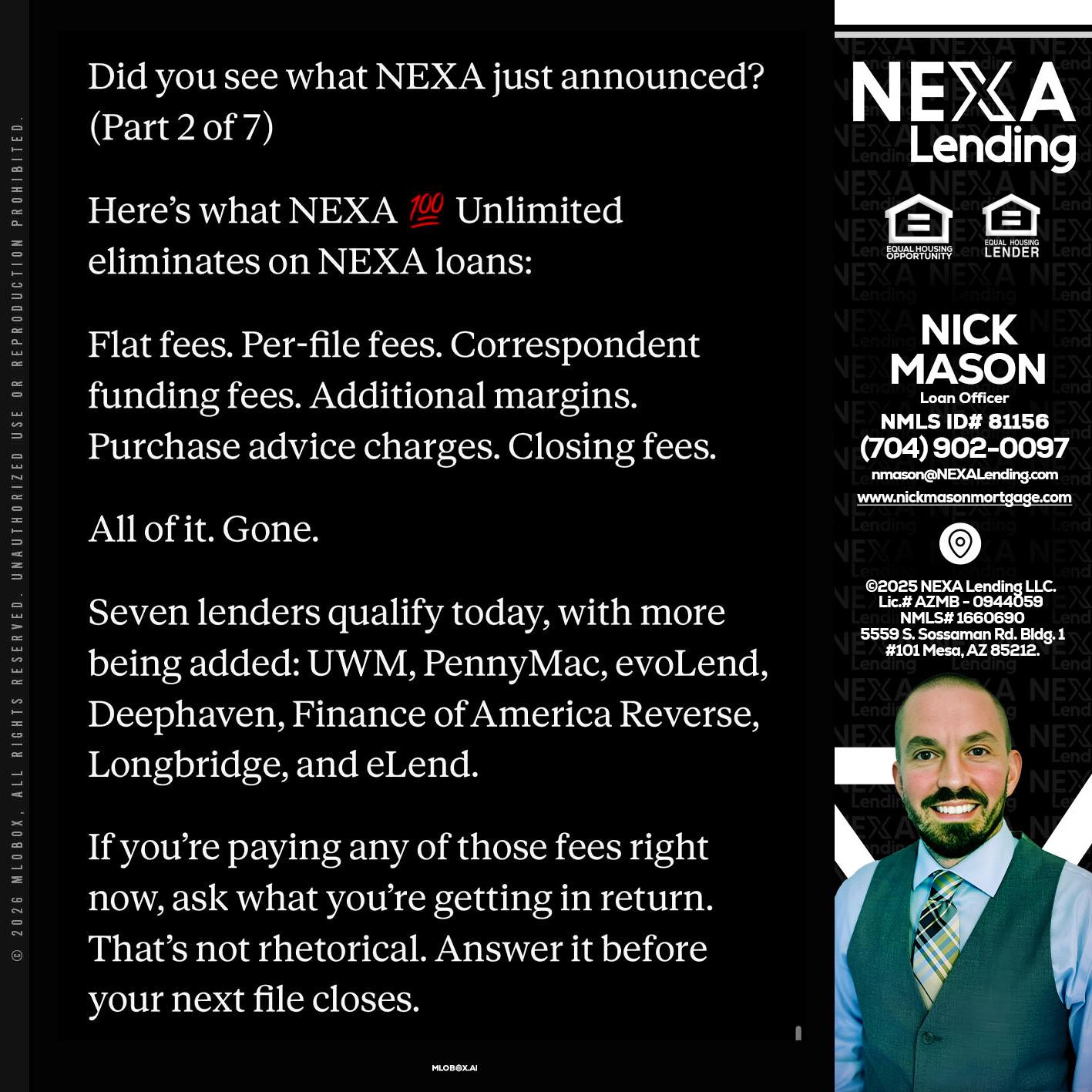 2 OF 7 - Nick Mason -Loan Officer