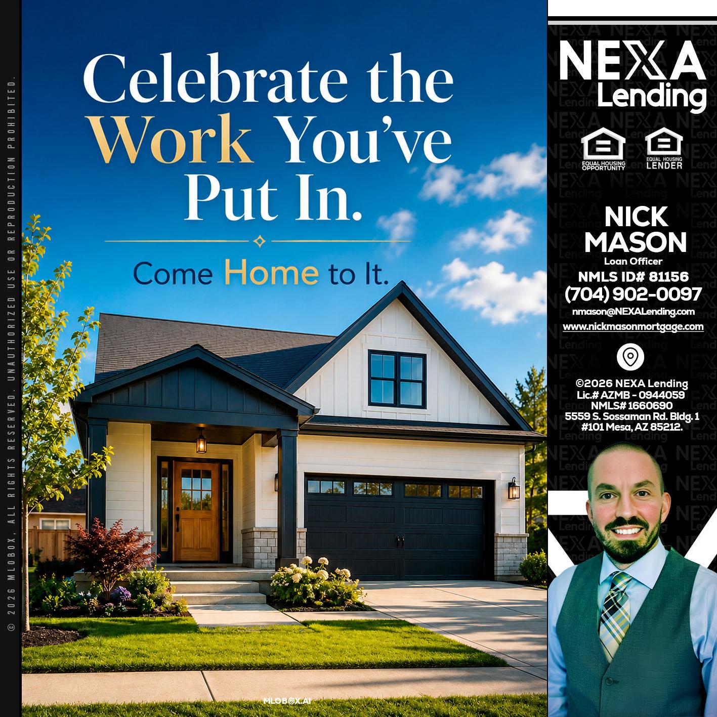 celebrate Labor Day - Nick Mason -Loan Officer