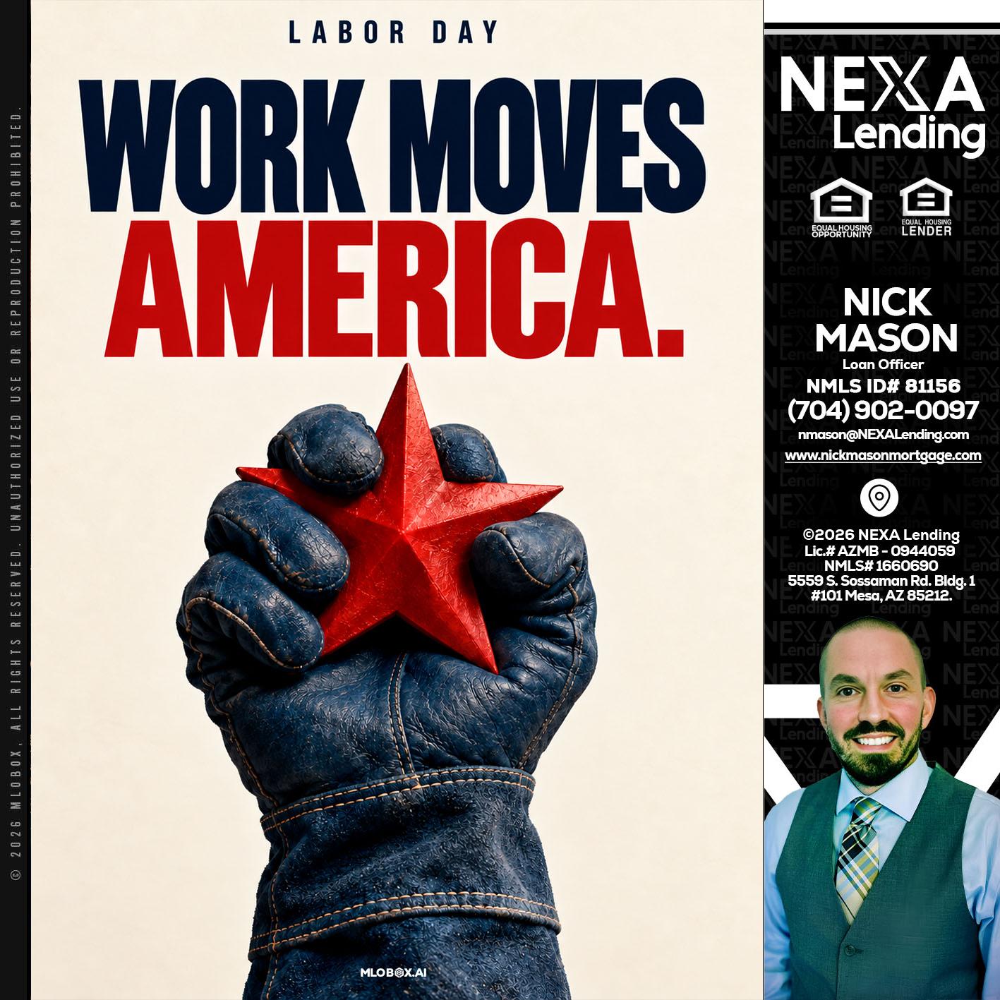 WORKS MOVES AMERICA - Nick Mason -Loan Officer